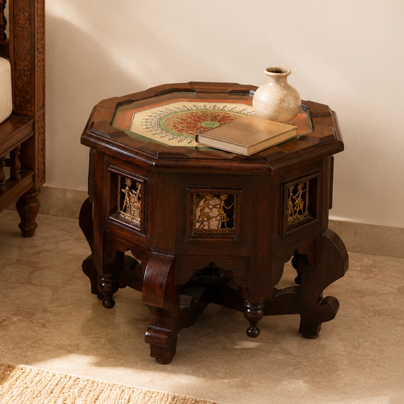 Princess Teak Wood Side Table