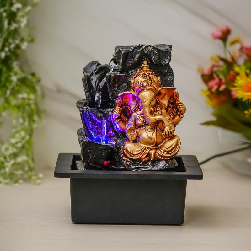 Sumukha Ganesha LED Fountain