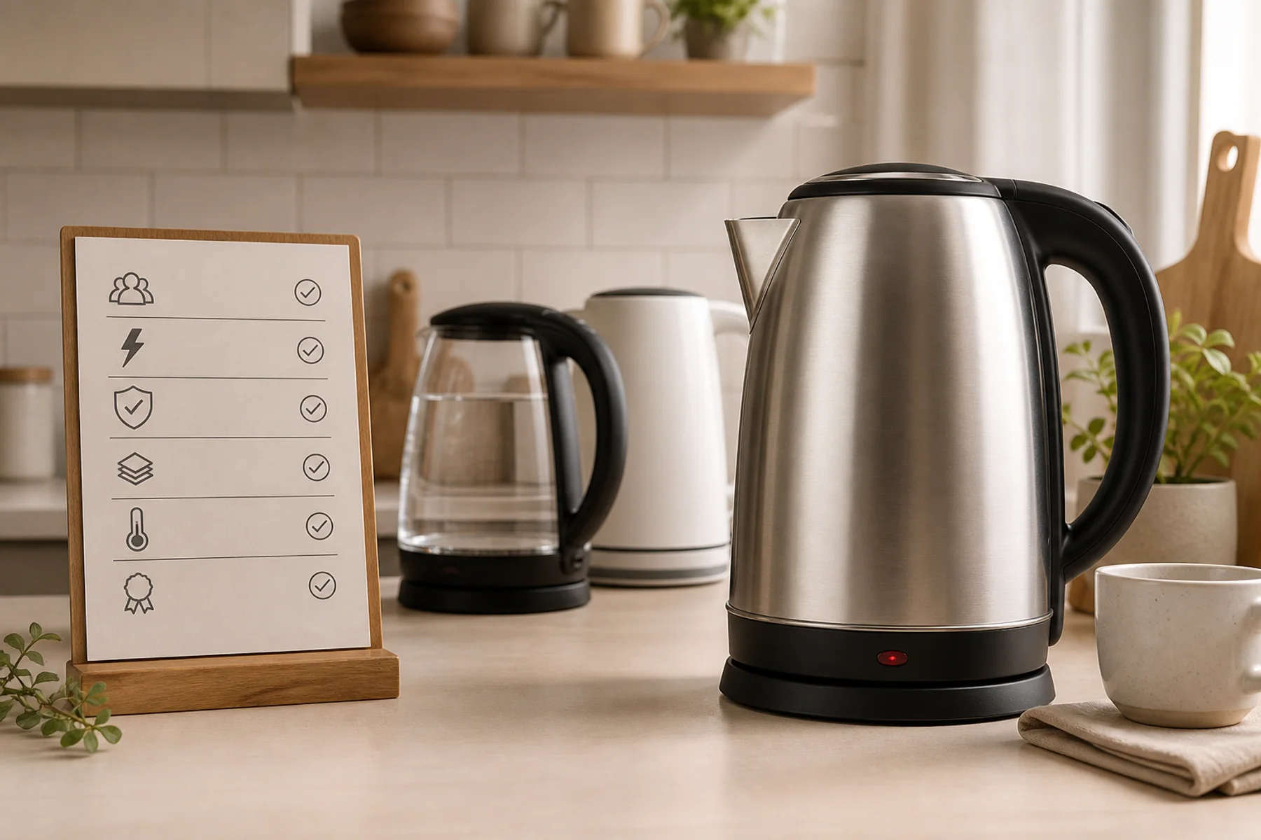 Best Electric Kettle for Boiling Water: What to Check