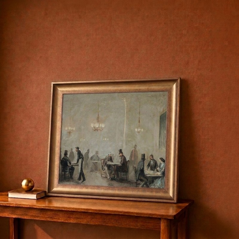 Grand Café Canvas Wall Painting