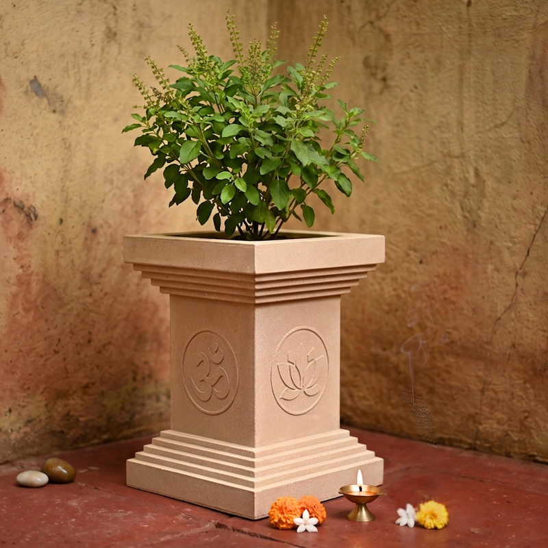 Imperial Garden Rice Husk Planter