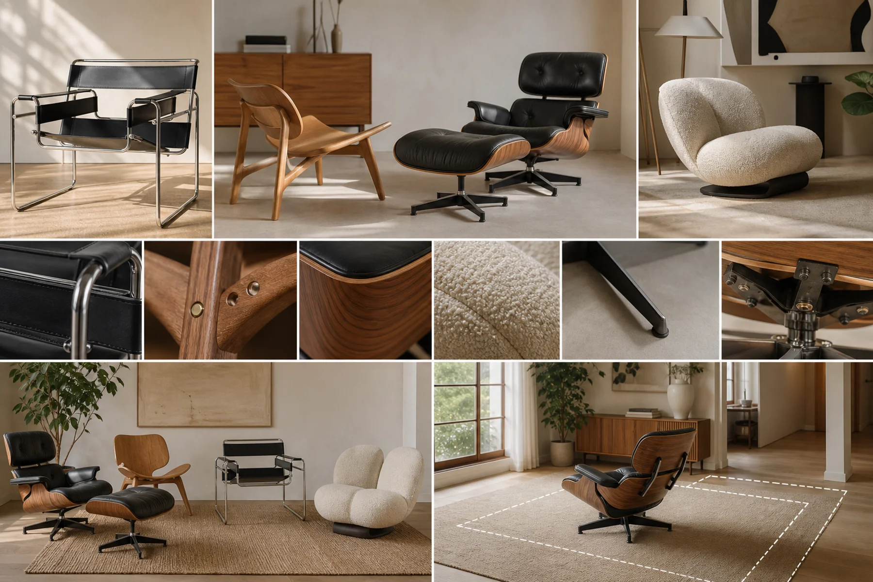 Famous Lounge Chair Designs: Eras, Styles and Buying Clues