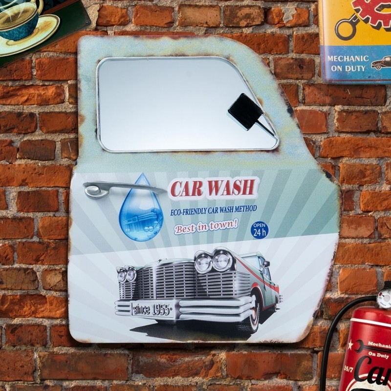 Car Wash Metal Wall Accent