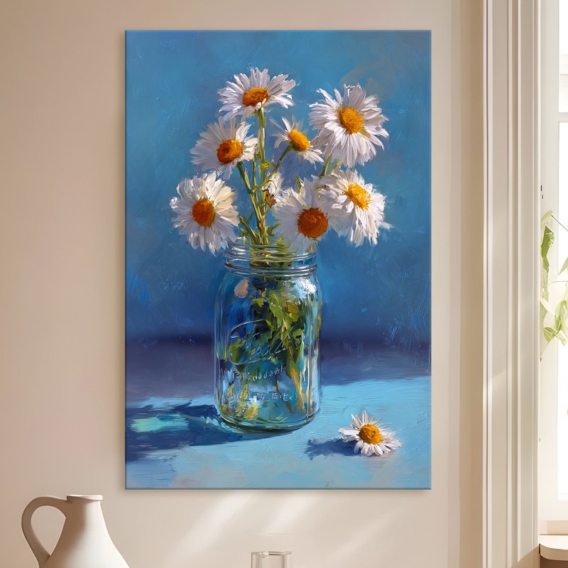 Mason Bouquet Gallery Wrapped Canvas Wall Painting