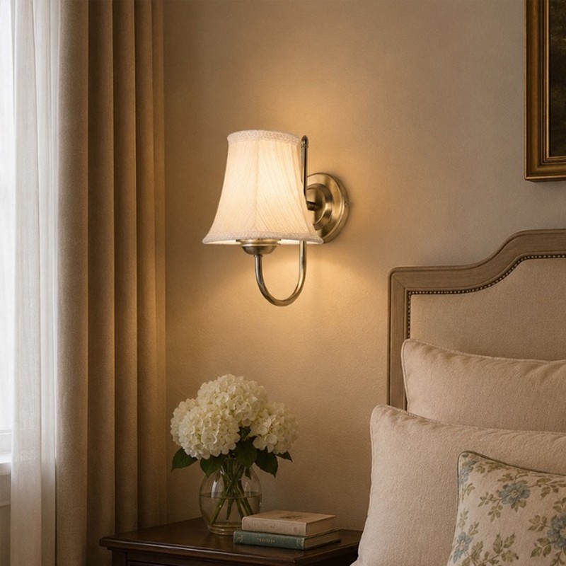 Marlowe Glow Cotton Wall Lamp - White
