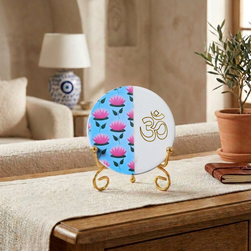 Serenity Bloom Marble Showpieces