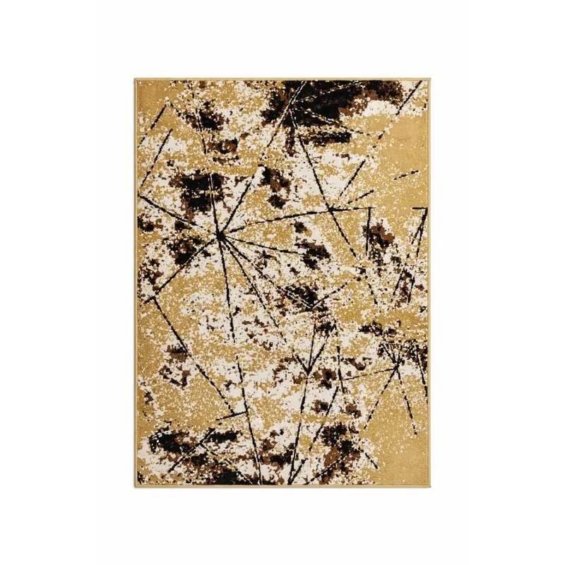 Art Flow Velvet Carpet - Beige,Brown
