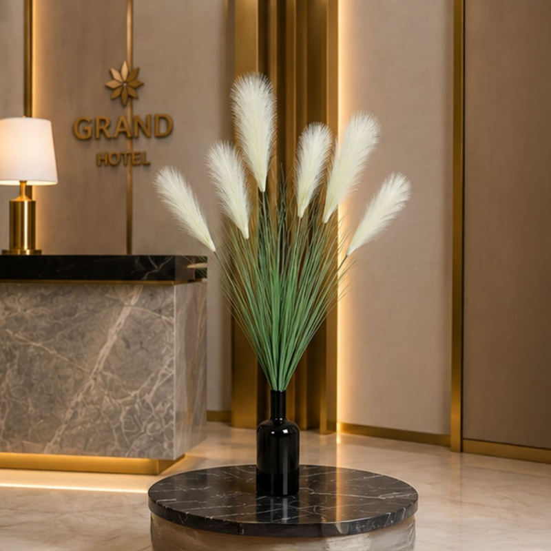 Blush Breeze Pampas Bouquet - White