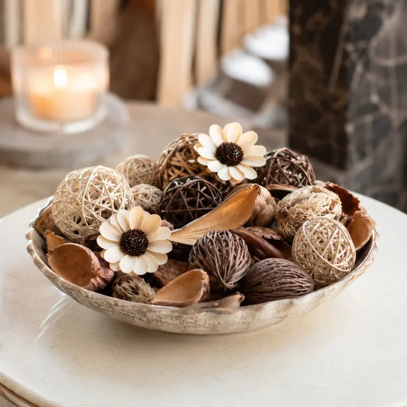 Neutral Sola Wood Artificial Flowers