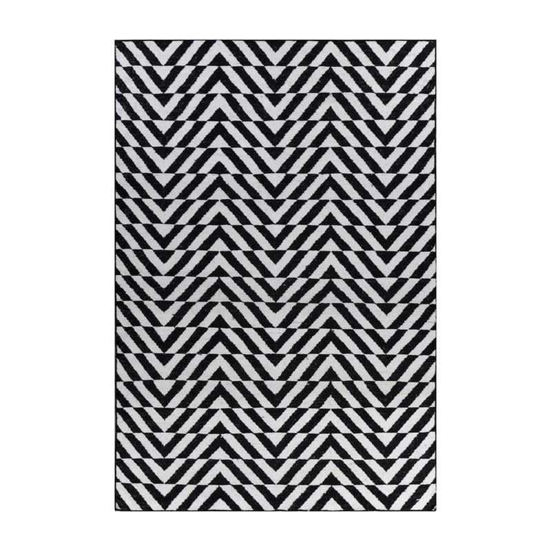Jaipur Rugs Apical Hand Woven Carpet - Black, White - 4 x 6 ft