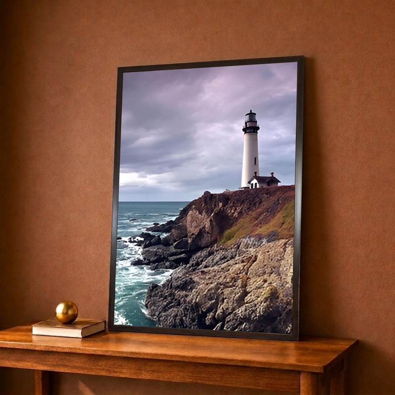 Coastal Lighthouse Canvas Wall Painting