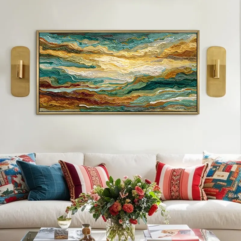 Oceanic Harmony Canvas Wall Painting