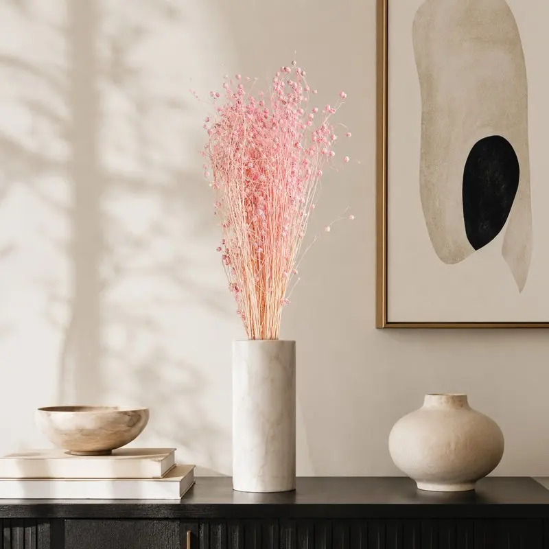 Airy Baby’s Breath Dried Flower Bunch - Pink