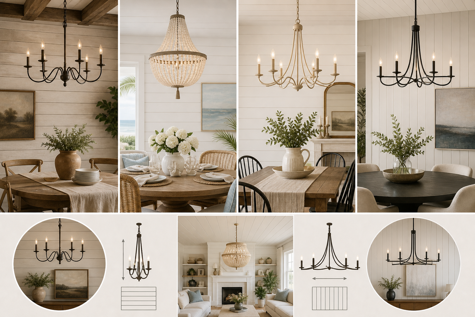 Shiplap and Chandeliers: A Guide to Pairing Them Well