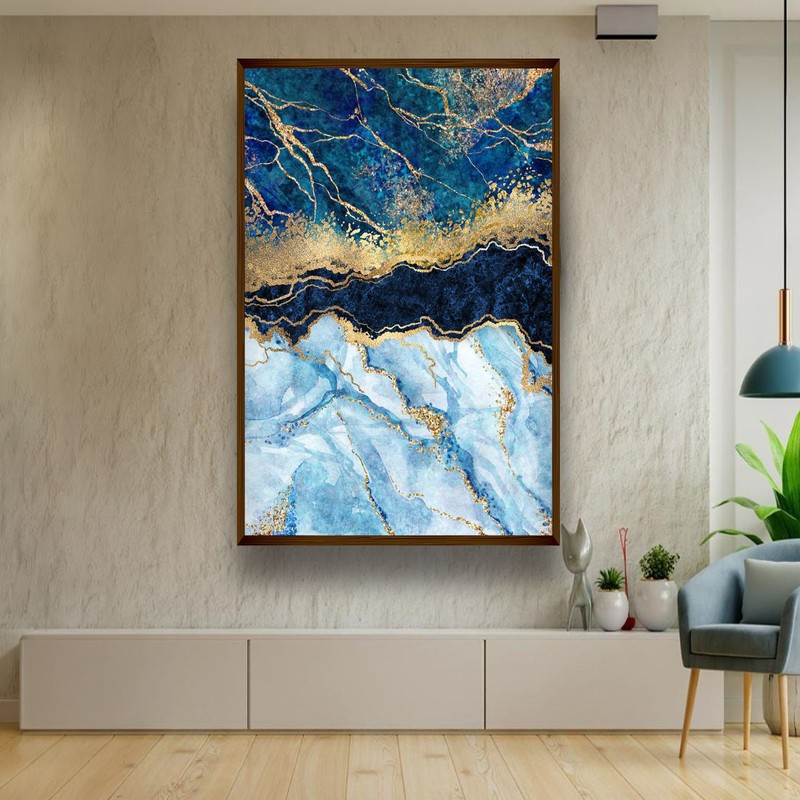 Cyanolite Canvas Wall Painting