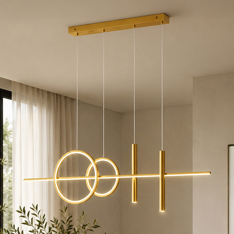 Orelia Orbital Metal LED Ceiling Lamp