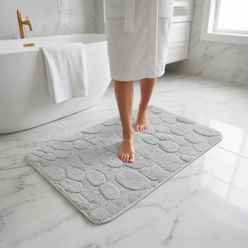 PureBase Anti Skid Bathmat - Grey