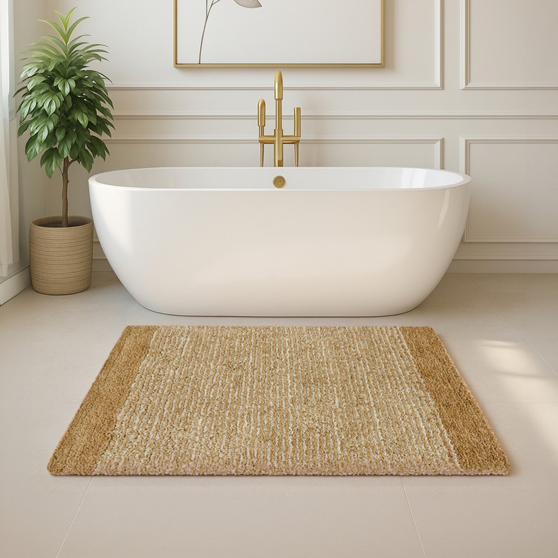 CloudStep Anti Skid Bath Mat - Beige - 40 x 60 cms