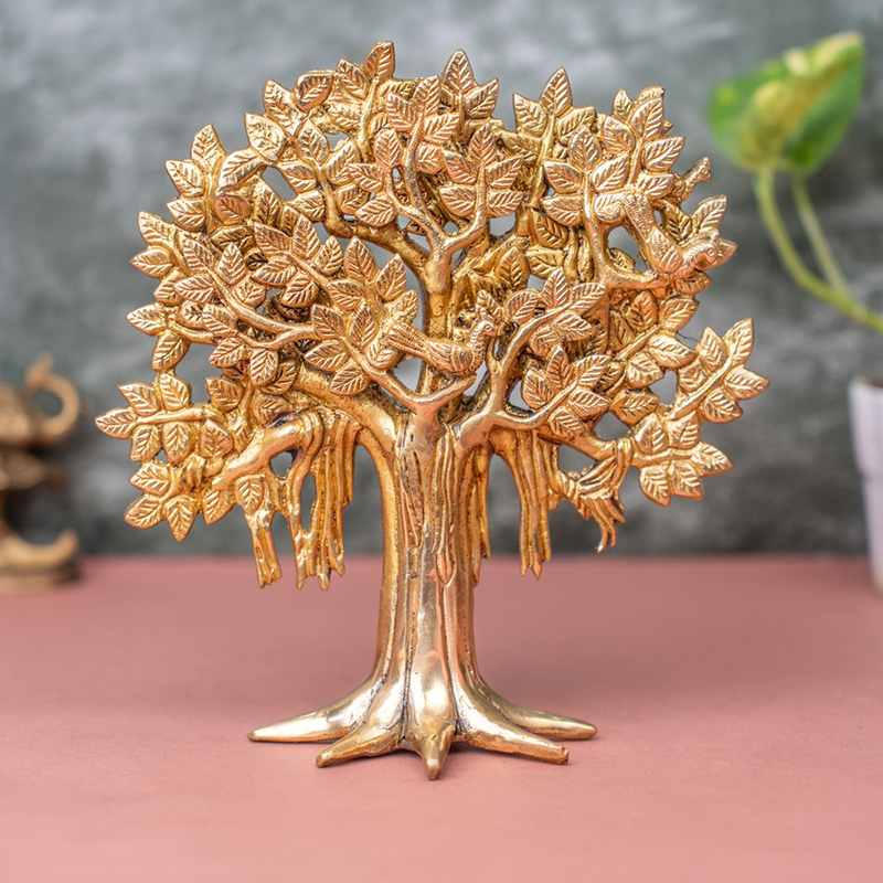 Kalpavriksha Brass Showpiece