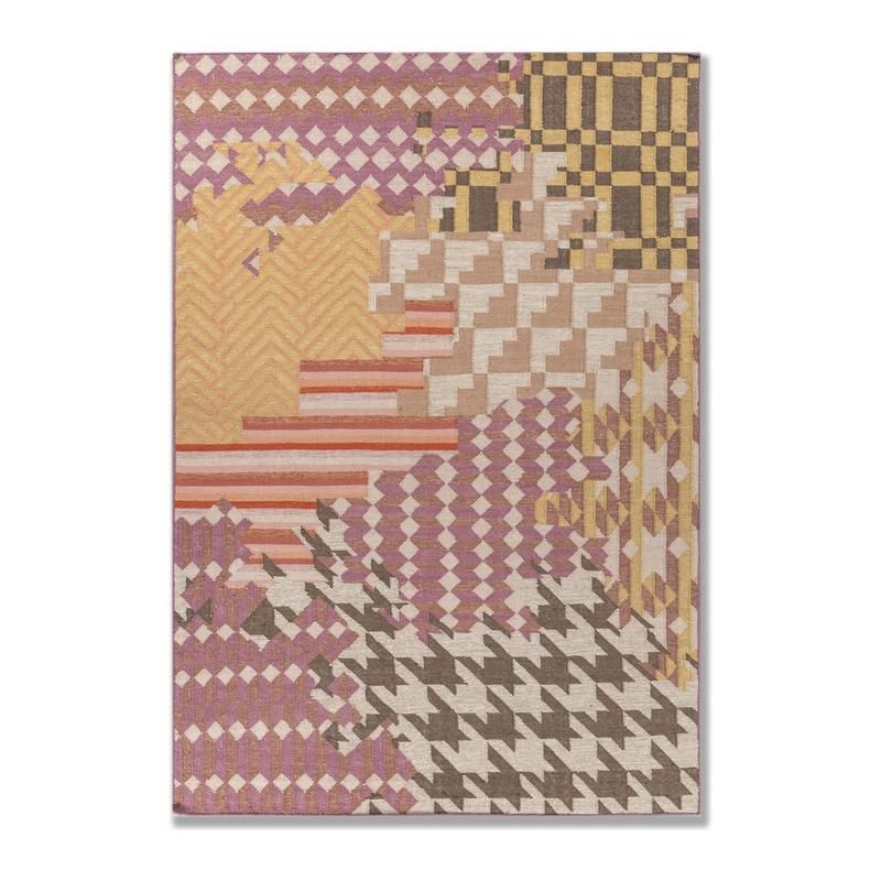 Jaipur Rugs Bricolage Hand Woven Carpet - Pink, Beige - 6 x 9 ft