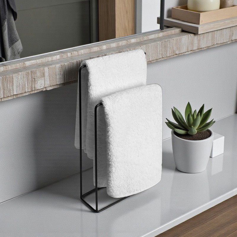 Hang Nest Black Iron Towel Hanger