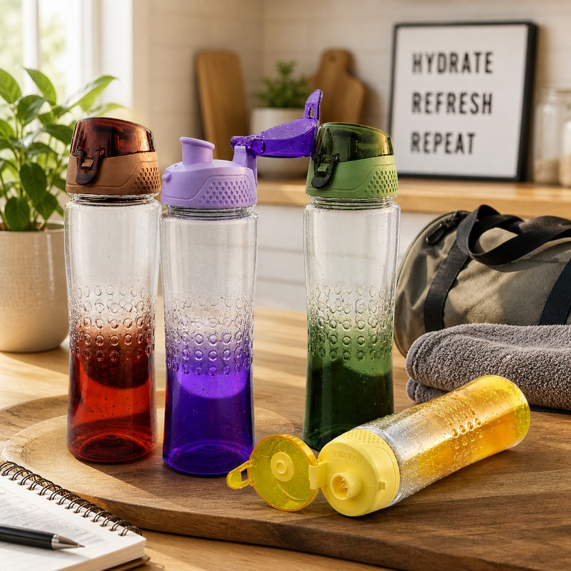 Brisa Water Bottle (1000 mL Each) - Set of Four - 1000 mL