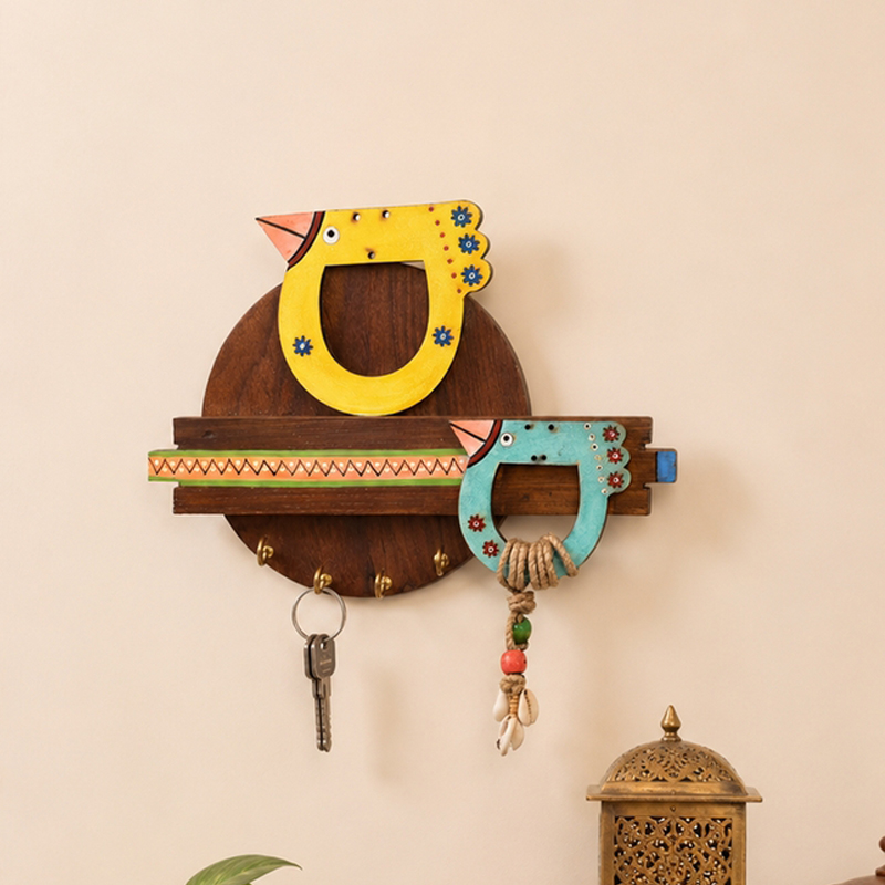 Beak Beauty Handcrafted Tribal Key Holder