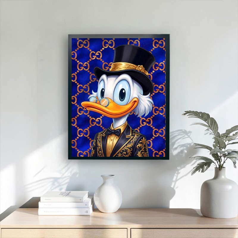Gucci Tux Duck Wall Painting With Frame