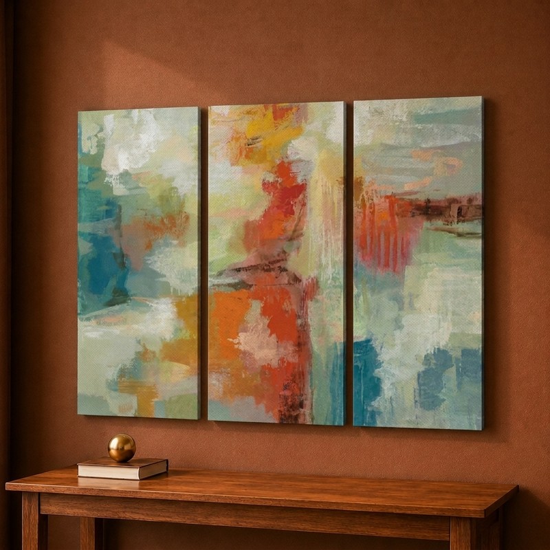 Pastel Harmony Canvas Wall Painting