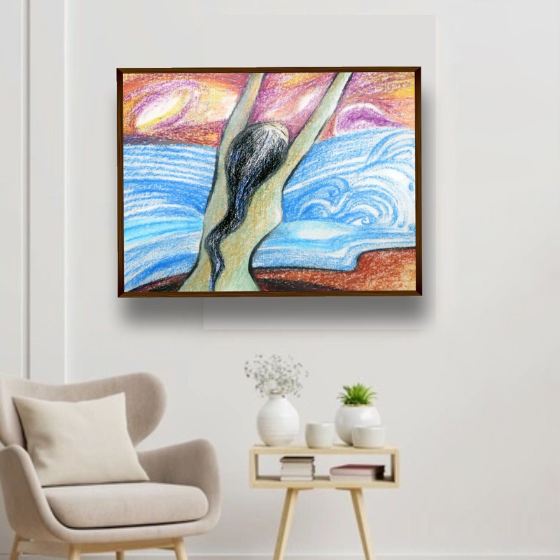 Neel Tarang Canvas Wall Painting