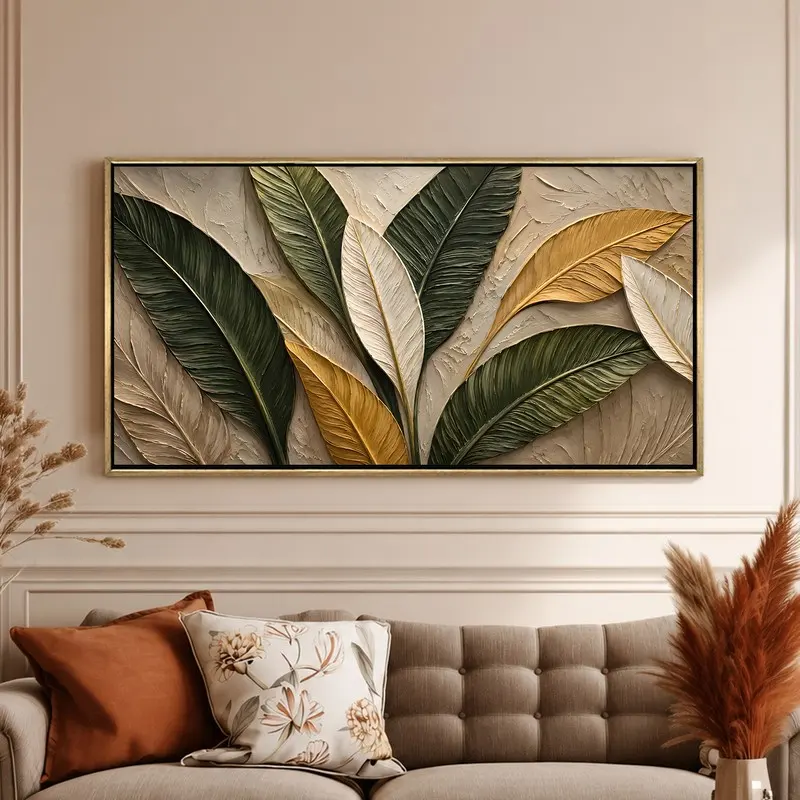 Leafline Retreat Canvas Wall Painting