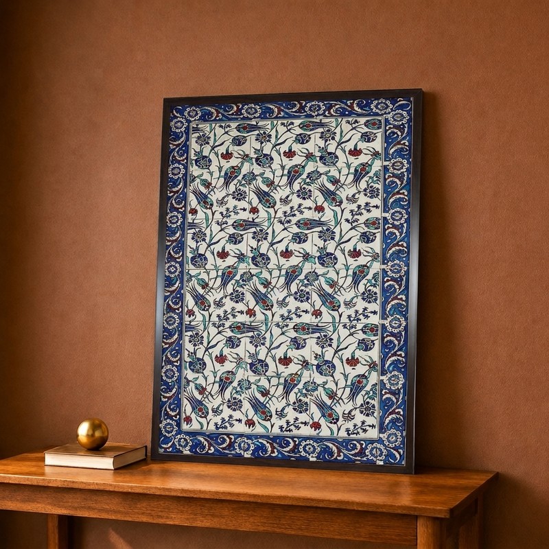 Ottoman Bird Garden Canvas Wall Painting