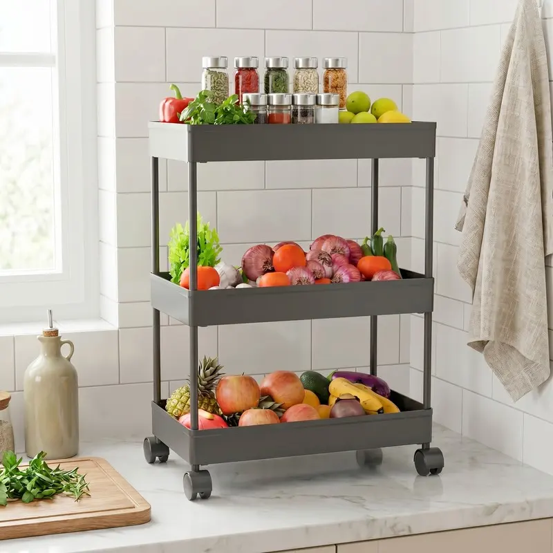 Glide 3 Tier Freestanding Racks - Black