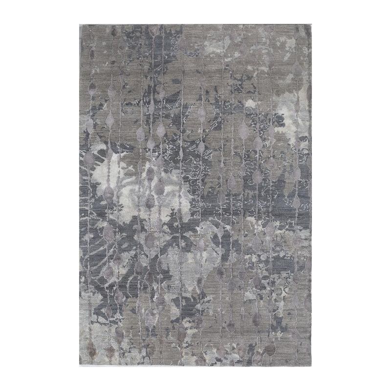 Jaipur Rugs Catena Hand Knotted Carpet - Grey - 4 x 6 ft