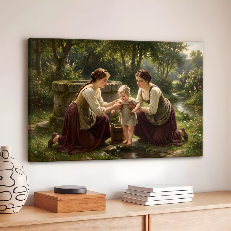 Nurturing Grace Canvas Wall Art - 380 GSM