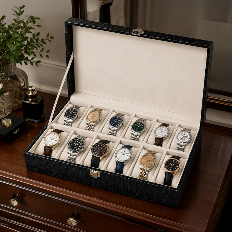 Cocoa Gem MDF Jewelbox - Black