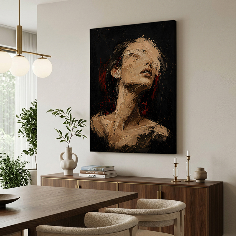 Windswept Canvas Wall Painting - Small