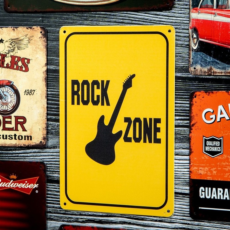 Rock Zone Metal Wall Accent