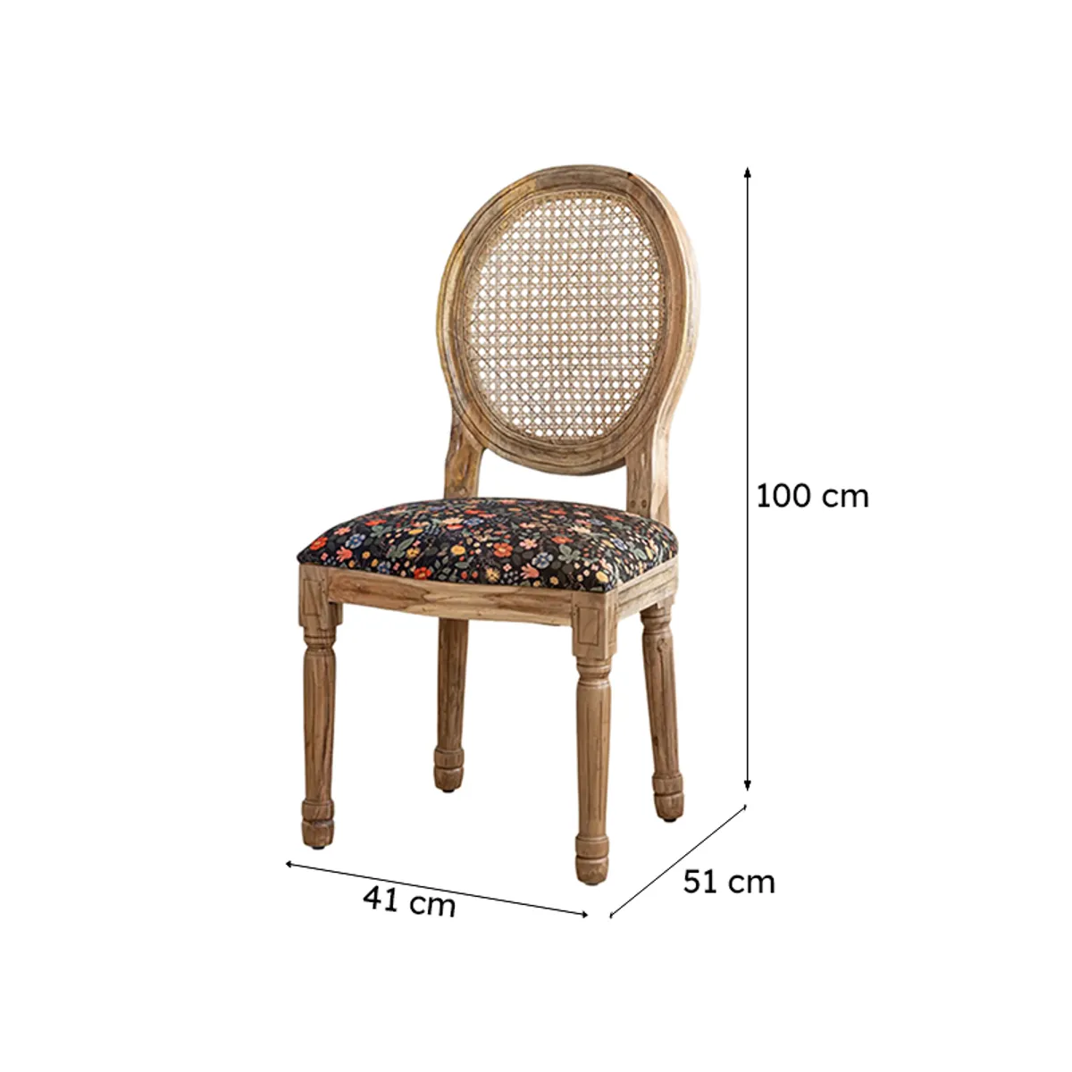 Reverie Lounge Acacia Wood Accent Chair