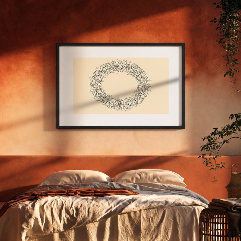 Nature's Embrace Canvas Wall Painting With Frame