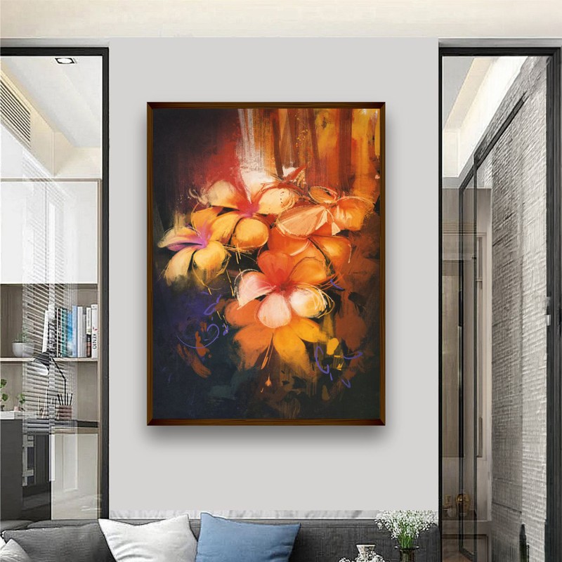 Crocosmia Canvas Wall Painting