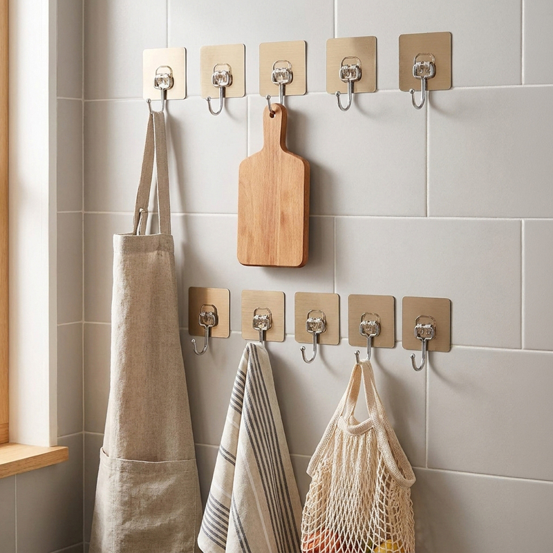 HangMate Wall Hooks - Set of Ten