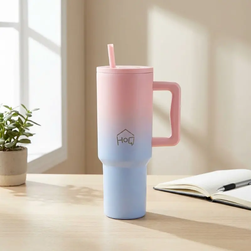 Barbie Breeze Stainless Steel Tumbler (1200 ML) - Pink & Blue