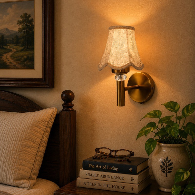 Lunelle Jute Wall Lamp - Beige