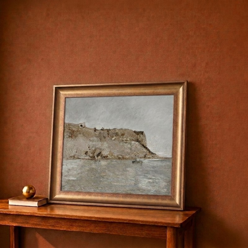 Coastal Bluff Canvas Wall Painting