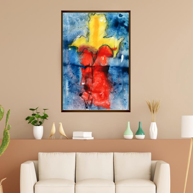 Prismatic Canvas Wall Painting - Small