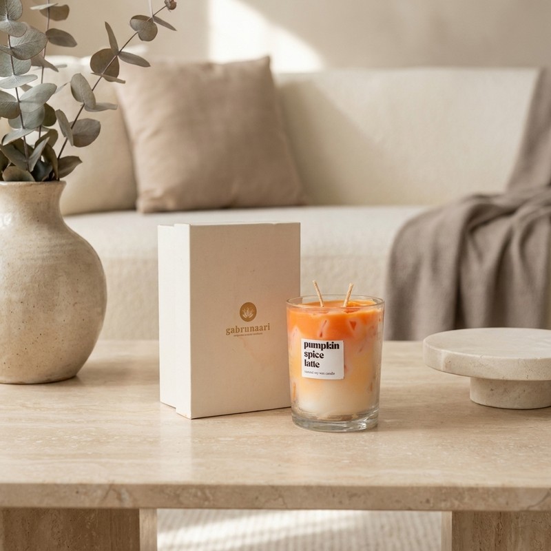 Moonlight Aroma Pumpkin spice Soy Wax Candle