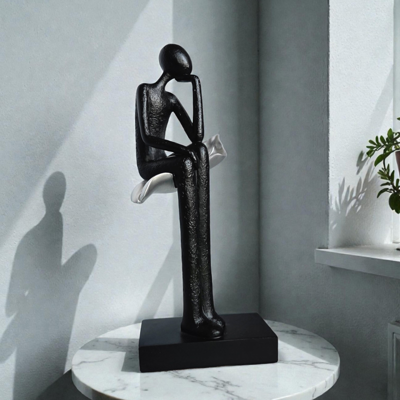 Thinker Silhouette Showpiece