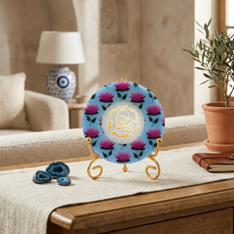 Sacred Bloom Marble Showpieces