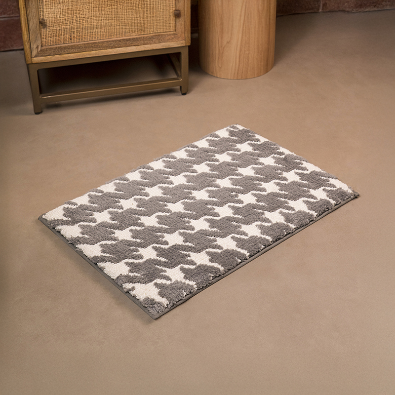 The Cadence Anti-Skid Bath Mat - Grey - 40 x 60 cm
